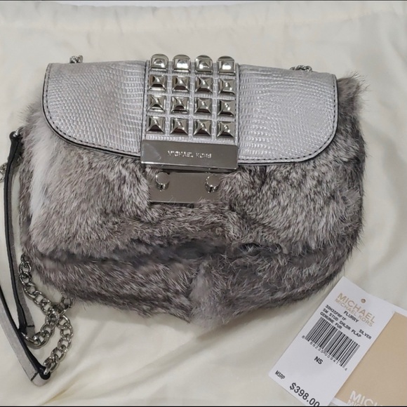 Michael Kors rabbit fur purse. New never used - Picture 7 of 10